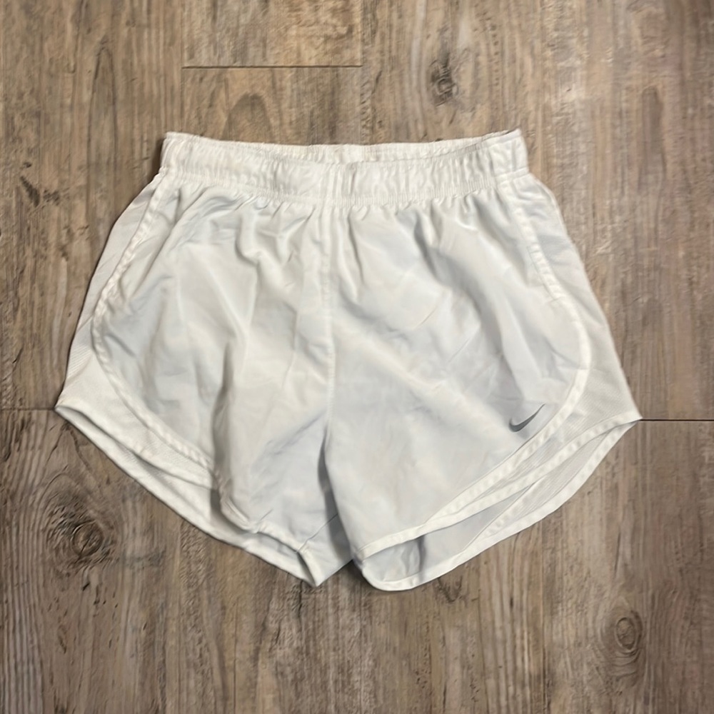 Nike shorts, white, womens small